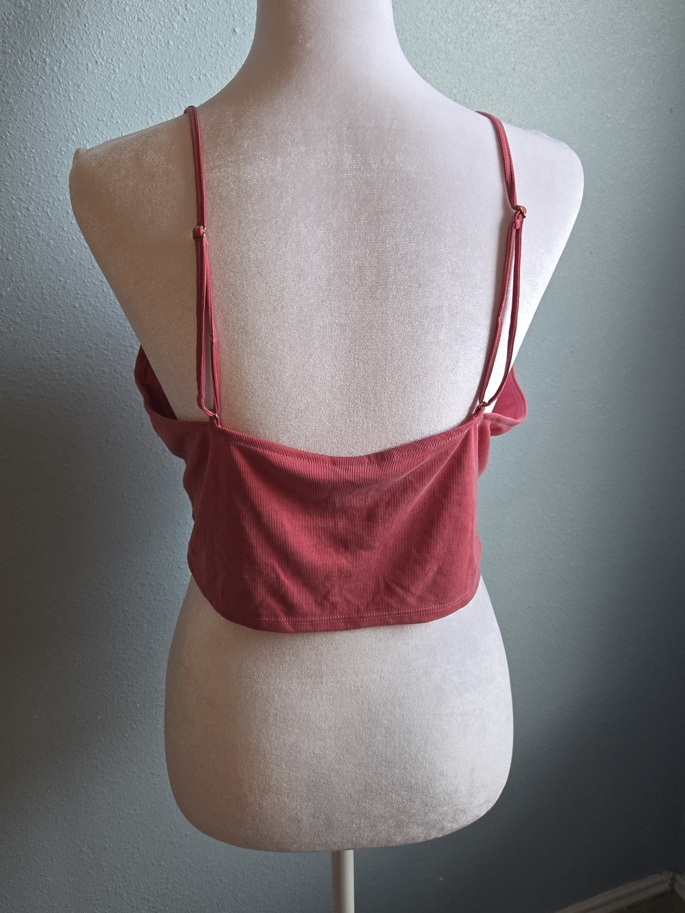 Victoria's Secret Dusty Rose Wrap Cami with Spaghetti Straps - Picture 2 of 3